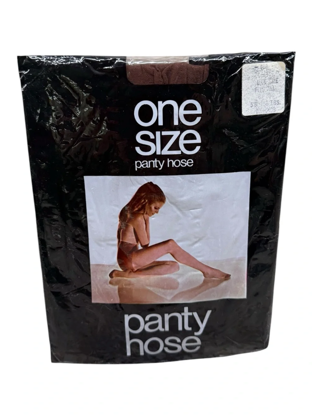 Vintage Twitchell 100% Nylon Pantyhose One Size Coffee